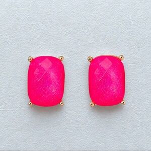 Elegant Pink Stud Earrings